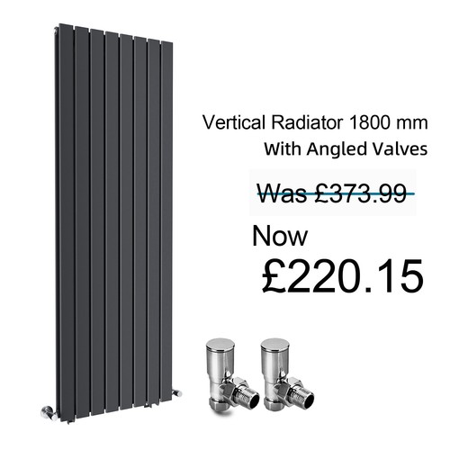 Vertical radiator 1800 600 - radiator, x