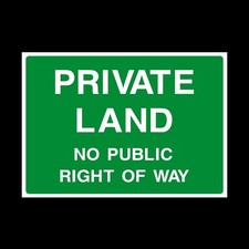 Private Land No Public Right