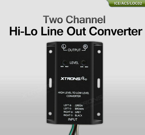Two channel line - two, hi-lo