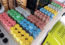 Casino table chips