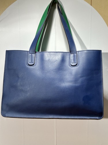 Boden blue green tote - green,