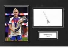 Alex Greenwood Signed 12x8