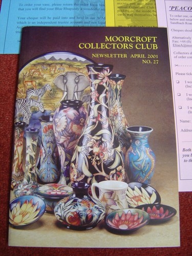 Moorcroft collector club - collector's,