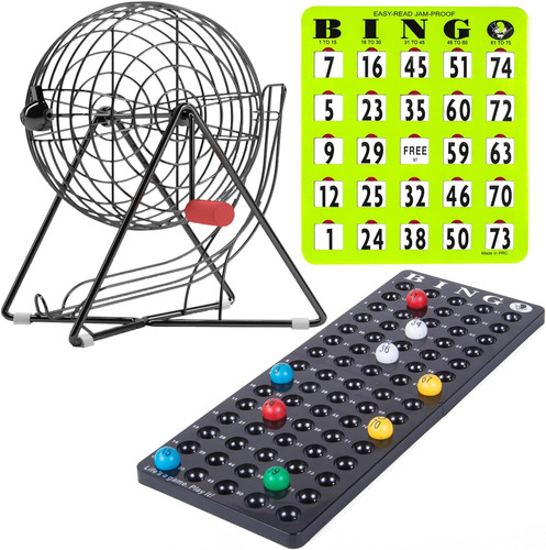 Bingo cage set with - cage,