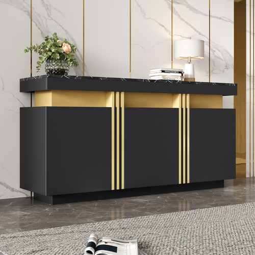 Sideboard with faux - with,