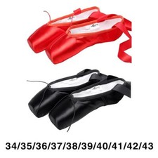 Ballet Shoes Professional Dance Shoes Adult Pointe Slippers Lace Up 34-43