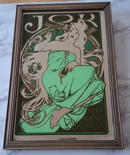 Vintage art nouveau mirror - nouveau,