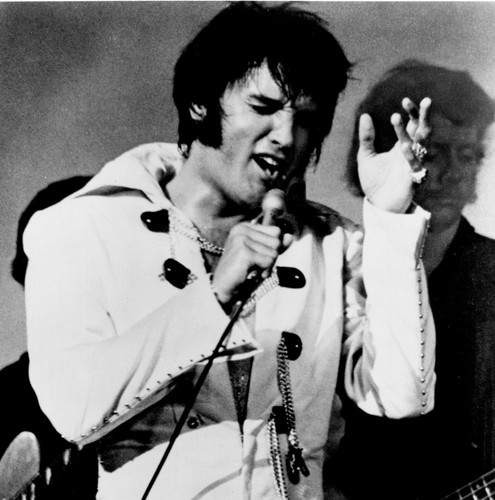 Elvis presley jumpsuit silver - elvis,