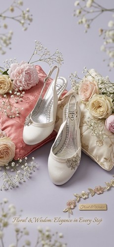Wedding shoes rhinestone bow - wedding,