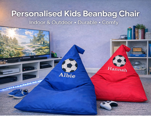 Personalised kids beanbag - kids,