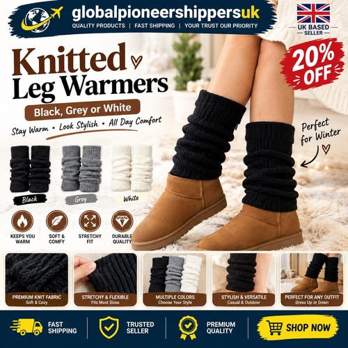 Women leg warmers knitted - warmers,