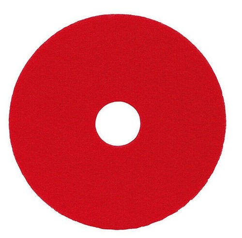 Red polishing floor pad - , 14"