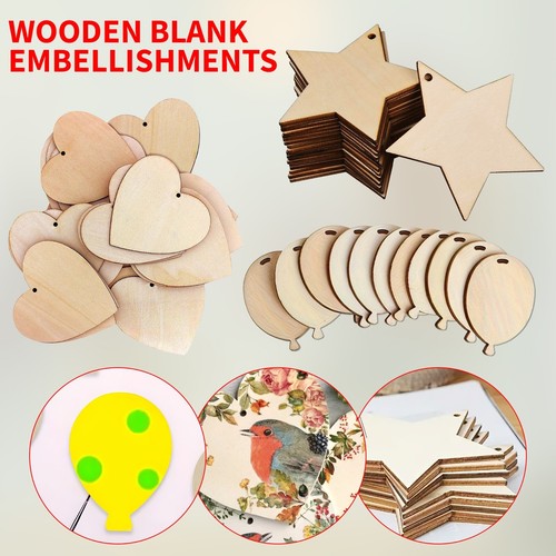 Wooden blanks with hole - wooden,