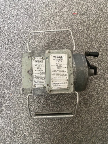 Vintage 500 volt megger - vintage,