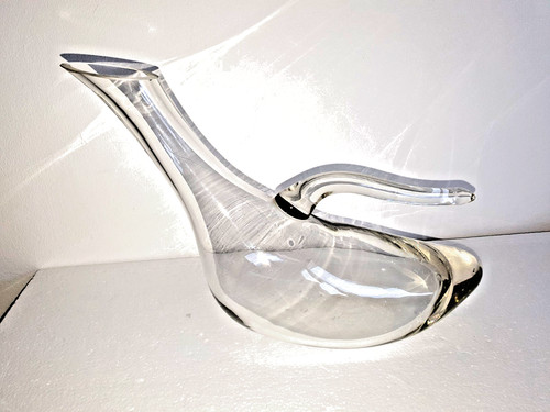 Duck decanter glass - duck, wine