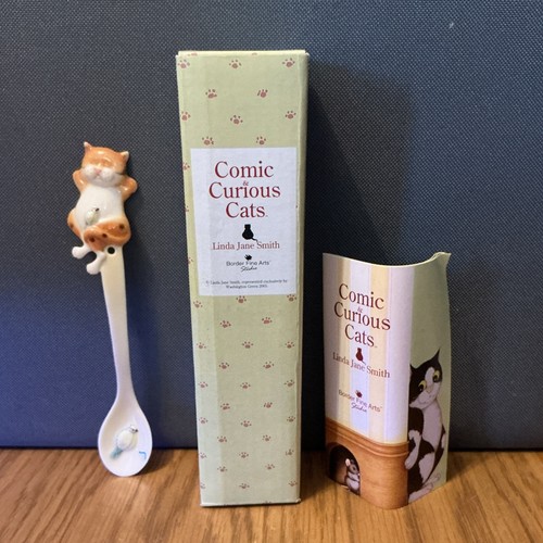 Comic curious cats spoon - comic,