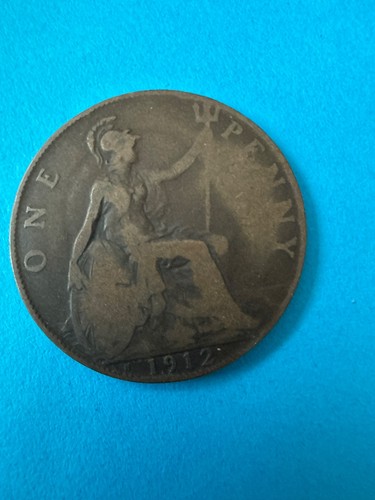 1912 george one penny - 1912,