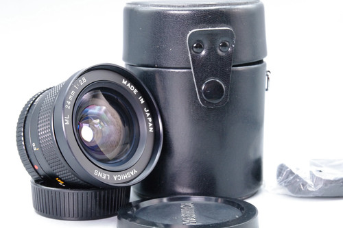 Yashica 24mm lens - f/2.8, c/y