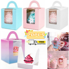 20PCS Single Cupcake Boxes