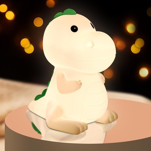 Led silicone dinosaur night - led,