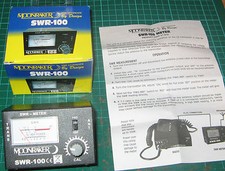 SWR METER SWR100 METER FOR CB 26 - 30 MEG MOONRAKER SWR100 100 WATTS