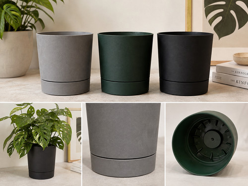 Plant pot with matching - pot,