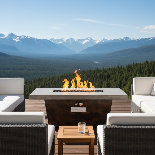 Propane fire pit - 42",