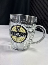 Guinness Vintage Glass Pint Tankard RETRO PUB SMOKING SMOKERS BAR PUB MANCAVE