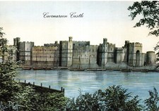 KEVIN PLATT PAINTINGS BLAENAVON CASTLE TOPOGRAPHICAL POSTCARD UNUSED V GD MINT