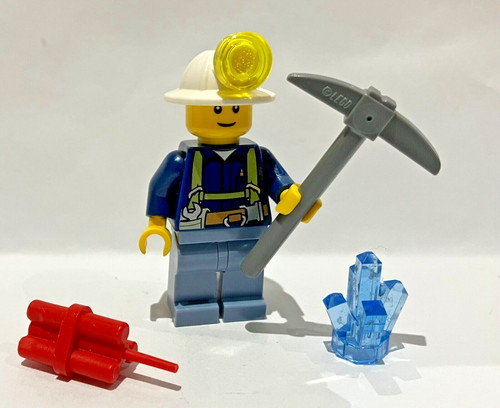 Lego miner officer - lego,