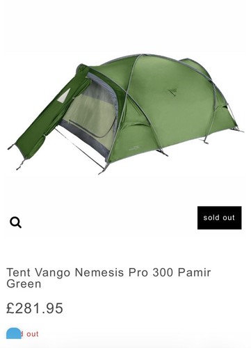 Vango nemesis 300 season - vango, 4-season