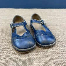 VINTAGE 1950/60s START-RITE CHILDRENS BLUE SANDALS SHOES - CHILDRENS SIZE 5 D