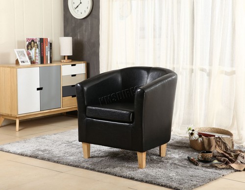 Tub chair faux - tub, pu