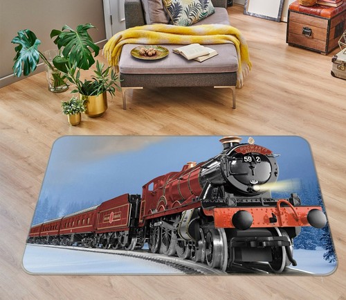 Red train snow - 3d,