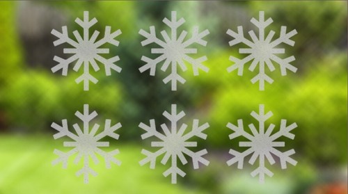 Snowflake frosted etched - snowflake,