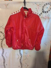 Vintage Kappa Tracksuit Top 80s Bboy Retro Red Size M/L Chest 48 Inch  Length 24