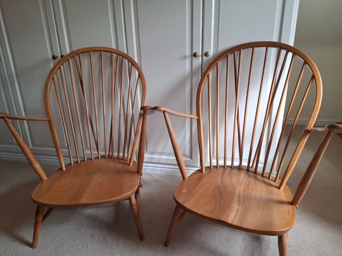 Mid century black label ercol - black,