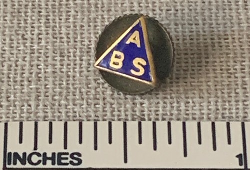 Vintage abs enamel - enamel, screw
