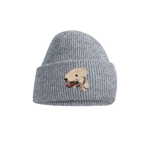 Bedlington terrier dog beanie - bedlington,