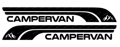 Campervan stickers - 2, x