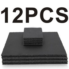 Time to Sparkle 4/6/8Set Slate Placemats+Coaster Washable Table Place Mats Decor