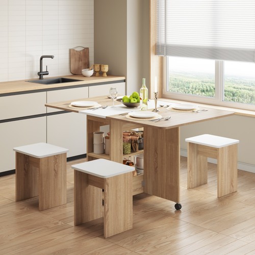Dining table and chairs - chairs, 4