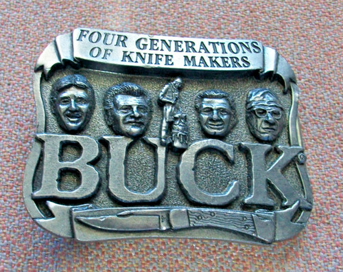 Buck knives belt buckle four - buck,