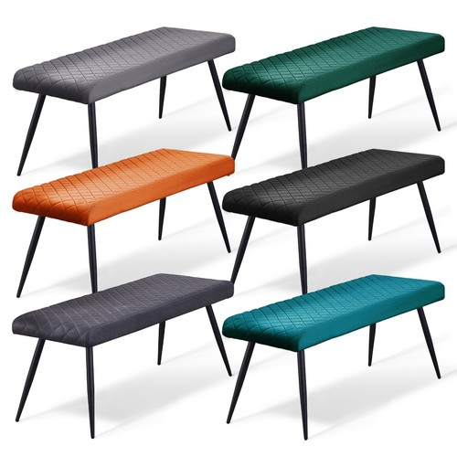 Velvet long seat - seat, dining