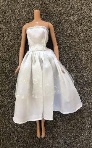 Barbie white ballgown - white,