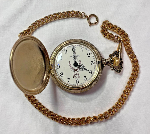 Vintage westclox gold tone - vintage,