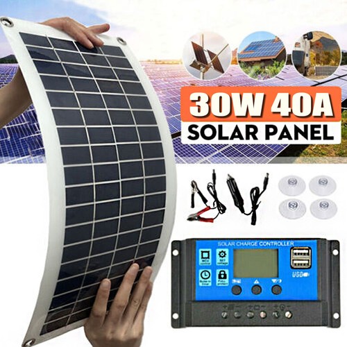 30w solar panel 12v - panel, trickle