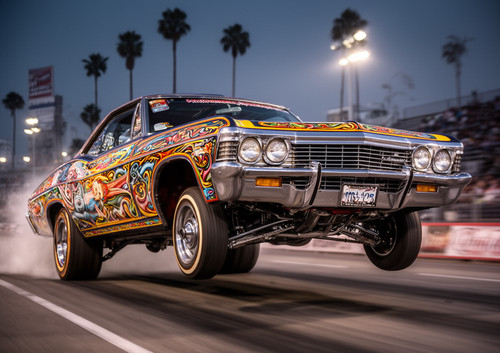 Chicano styl low rider custom - chicano,