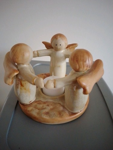Tea lights candle holder angel - candle,