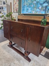 1930's Art Deco Vintage Oak